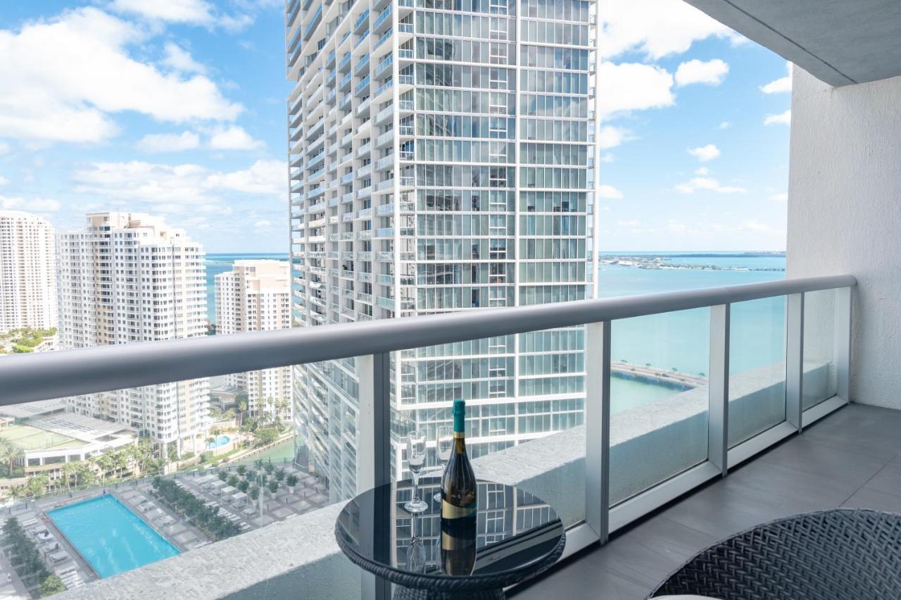 Icon Brickell-29Th Floor Ocean Views-Free Spa Miami Dış mekan fotoğraf