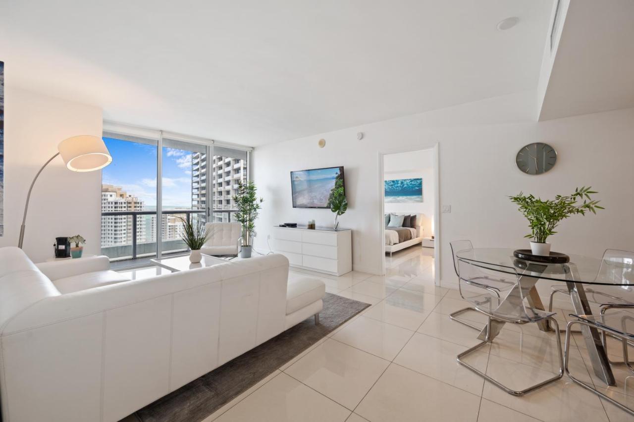 Icon Brickell-29Th Floor Ocean Views-Free Spa Miami Dış mekan fotoğraf