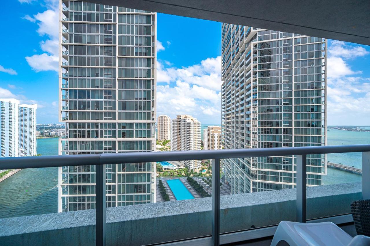 Icon Brickell-29Th Floor Ocean Views-Free Spa Miami Dış mekan fotoğraf