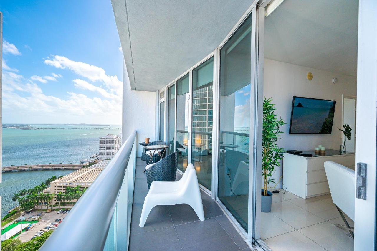 Icon Brickell-29Th Floor Ocean Views-Free Spa Miami Dış mekan fotoğraf